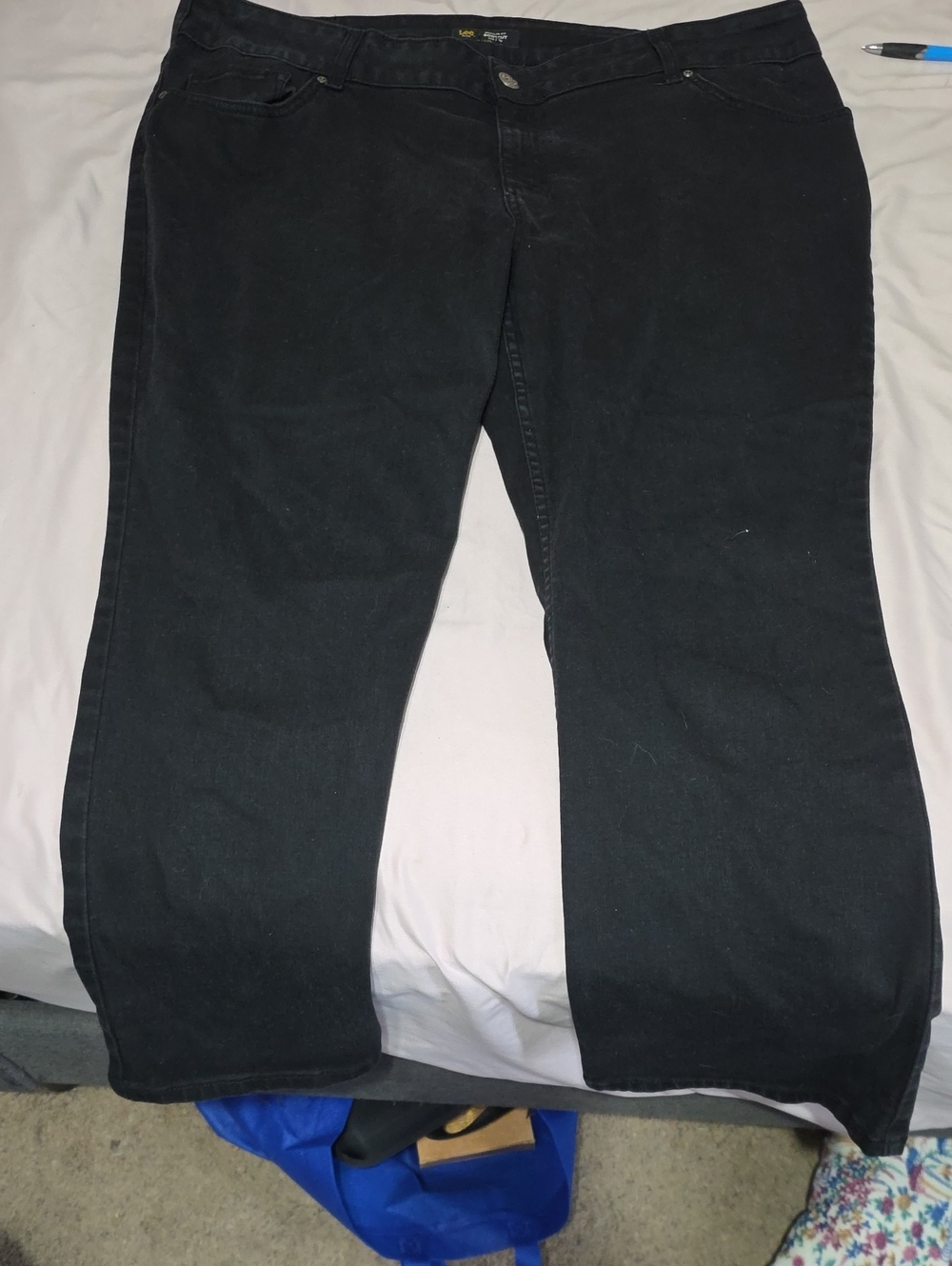Lee Women's Black Boot Cut Pants